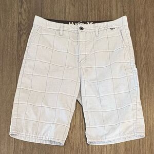 Hurley Shorts Size 33 Plaid